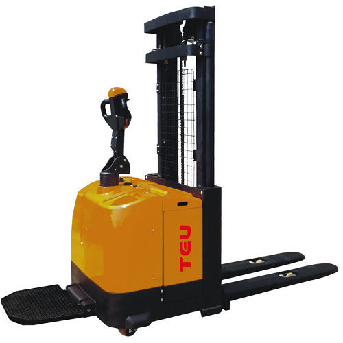 Электрический штабелер - TS GA series - Anhui TEU Forklift Truck Co., Ltd. - с платформой для оператора / с сопровождающим оператором / высокоэффективный