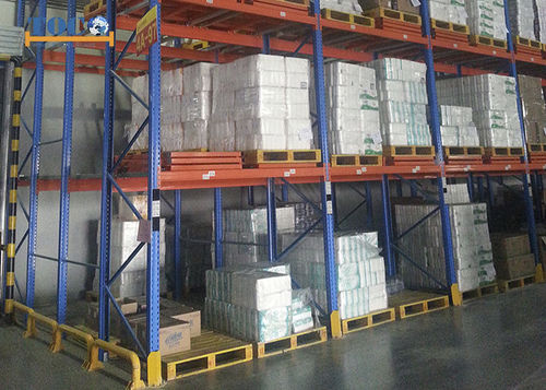 Стеллаж push-back - IPR07 - NANJING TOCO WAREHOUSE EQUIPMENT CO., LTD. - с поддоном / из стали