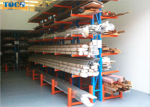 Консольный стеллаж - NANJING TOCO WAREHOUSE EQUIPMENT CO., LTD. - односторонний / двусторонний / для длинномерных грузов