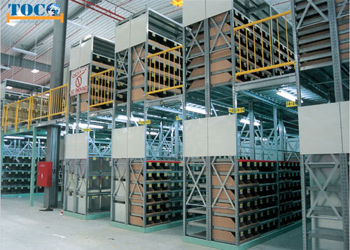 Промышленный этажный стеллаж с системой укладки - NANJING TOCO WAREHOUSE EQUIPMENT CO., LTD. - для складов