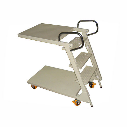 Транспортная тележка - TPT series - NANJING TOCO WAREHOUSE EQUIPMENT CO., LTD. - 2 уровня / с платформой / складная