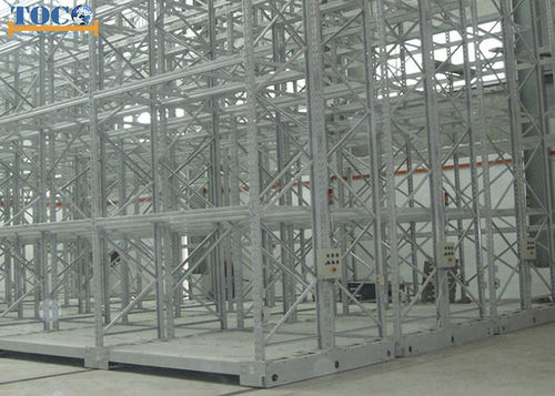Стеллаж для разгрузочно-погрузочных работ - NANJING TOCO WAREHOUSE EQUIPMENT CO., LTD. - мобильный / с поддоном / электрический