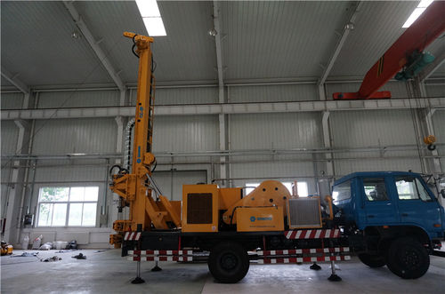 Буровая установка для скважин - SNR400C - SINOVO HEAVY INDUSTRY CO., LTD. - гусеничная / поворотная / с обратной циркуляцией