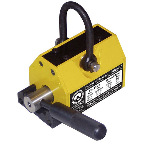 Постоянный магнит для подъема с ручным переключением - PowerLift® - Industrial Magnetics - для плоской или цилиндрической нагрузки железа / компактный / устойчивый к высоким температурам