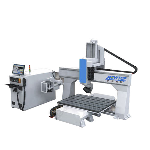 Станок для обрезки профилей ЧПУ - MC1212 - Jinan Newtop Cnc Machine Co., Ltd. - 5 осей / с одним шпинделем / мостового типа