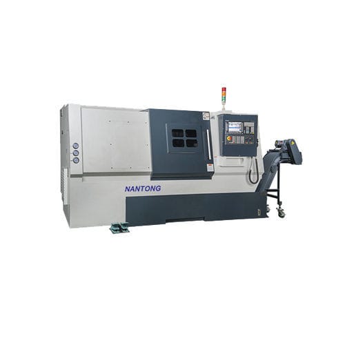 Токарный станок ЧПУ - YJ-CT350 - NANTONG YIJI MACHINERY CO., LTD. - 3 оси / A2-8 / 12 инструментов