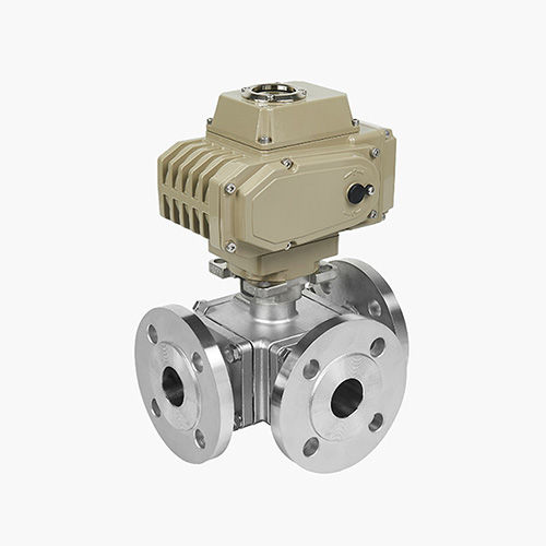 Клапан со сферическим золотником - Zhejiang Ouming Fluid Casting Industry Co., Ltd. - электрический / для регулировки / с фланцем
