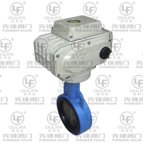 Клапан поворотный затвор - D971X - Wenzhou Pioneer Valve Co., Ltd. - электрический / с регулировкой расхода / для сточных вод