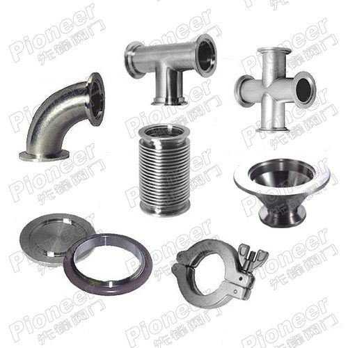 Фитинг для вакуума - Wenzhou Pioneer Valve Co., Ltd. - с фланцем / Т-образный / изогнутый