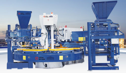 Гидравлический пресс - HP-1200T  - Quangong Machinery Co., Ltd. - для формовки / для бетона / с поворотным столом