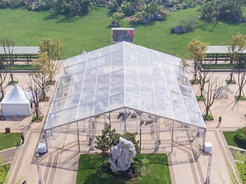 Промышленная палатка - A shape - Guangzhou Yijin Aluminium Co., Ltd. - коммерческая / модульная / для хранения