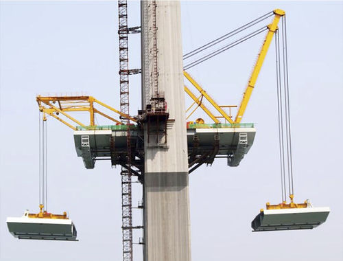 Сегментный козловой кран пролет за пролетом - Hangzhou Nante Machinery Co., Ltd. - для строительства мостов