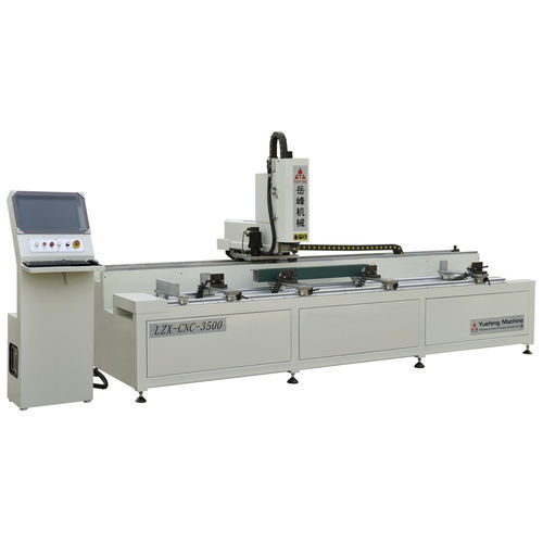 Сверлильно-фаскосъемный станок ЧПУ - LZX-CNC-3500 - JINAN YUEFENG MACHINERY CO., LTD. - 3 оси / для профилей