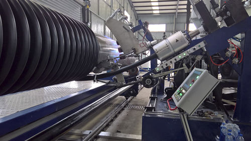 Экструзионная линия для спирального трубопровода - PSW-4000  - Eagle Machinery Co., Ltd. - многослойная / с высоким расходом / для труб, состоящих из колец