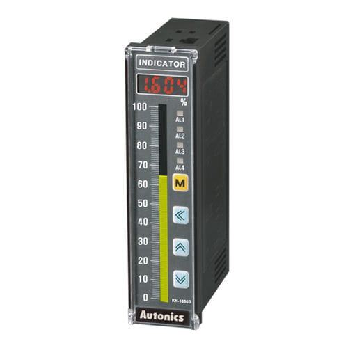 Индикатор с линейным индикатором - KN-1000B series - Autonics - для измерения температуры / со светодиодным индикатором / для установки на панель