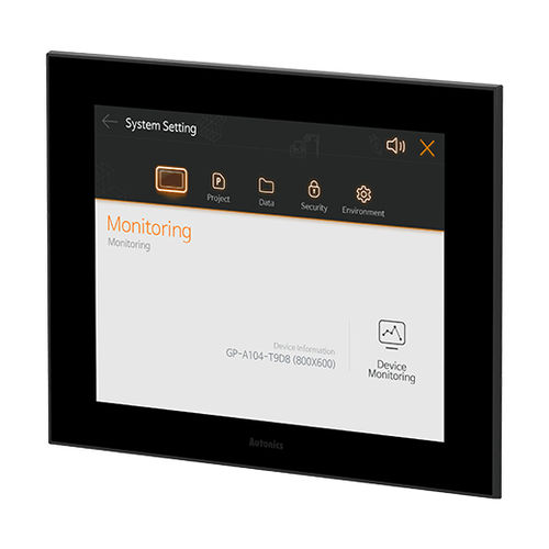 Графическое информационное табло - GP-A104 Series - Autonics - LCD / с резистивным сенсорным экраном / цветное