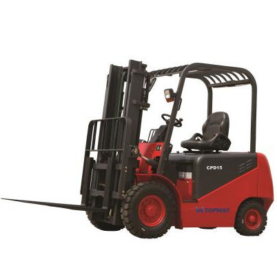 Электрический вилочный погрузчик - CPDseries - Xiamen Topway Machinery Company - с местом для сидения водителя