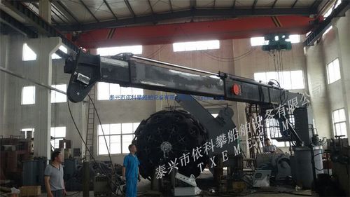 Башенный кран на платформе - TaiXing Expansion Marine Equipment Company - со стрелой / телескопический / гидравлический