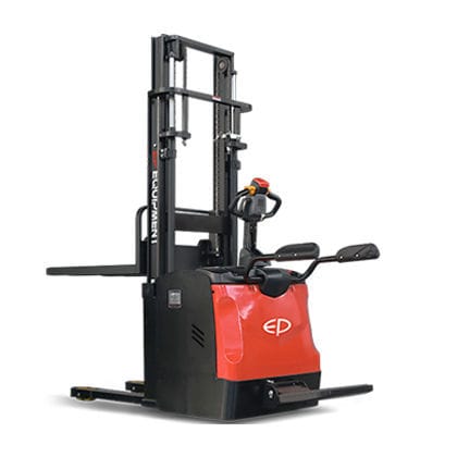 Электрический штабелер - ES16-RS series - EP Equipment - со «стоячим» водителем / 24 В / для складов