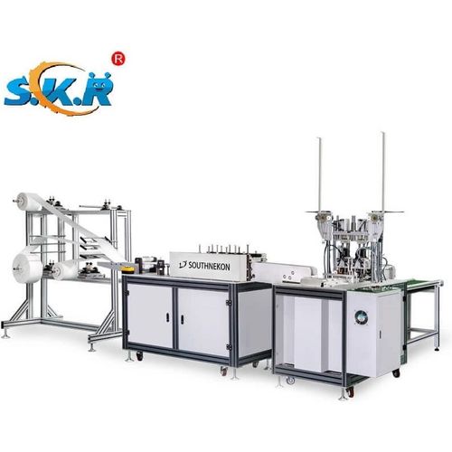 Швейно-сварочная машина для нетканых материалов - NK-UMM06 - GD SCARA ROBOT CO., LTD. - для хирургических масок / фиксированная / автоматическая