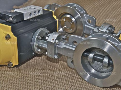 Клапан поворотный затвор - Vatac Valves (Wenzhou) Corporation - электрогидравлический / пневматический / с ручным управлением
