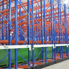 Мобильный стеллаж - Nanjing Weida Logistics Equipment Company - компактный / для высоких нагрузок / для рулона
