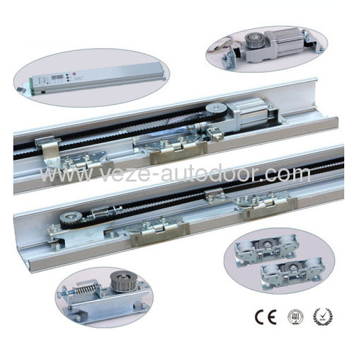 Раздвижная система дверей - VZ-125 - Ningbo VEZE Automatic Door Co., Ltd. - из алюминия / для использования в помещениях / автоматическая
