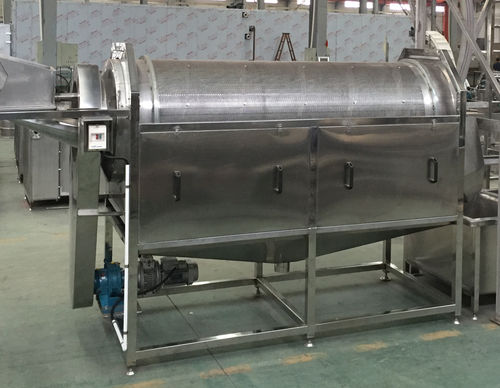 Машина для мойки пищевых продуктов с барабаном - OXJ-A/B - SHAOXING WALLEY FOOD MACHINERY CO., LTD. - для картофеля / для имбиря / для арахиса