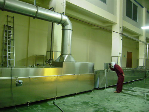 Бланширователь для фруктов и овощей - UPT - SHAOXING WALLEY FOOD MACHINERY CO., LTD. - для морепродуктов / с корзиной