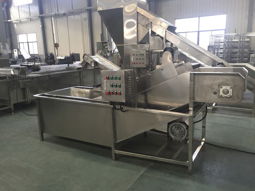 Охладитель с ленточным конвейером - DCJ-S - SHAOXING WALLEY FOOD MACHINERY CO., LTD. - для воды / для фруктов и овощей / для морепродуктов
