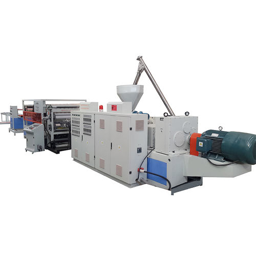 Экструзионная линия для пластин - SJ-50/30 +SJSZ-80/156 - Qingdao Weier Plastic Machinery Co., Ltd. - для ПВХ