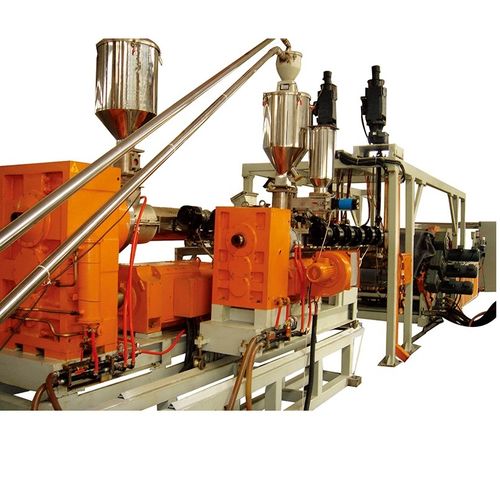 Экструзионная линия для пластин - S series - Qingdao Weier Plastic Machinery Co., Ltd. - для ПЭТФ / двойной шнек