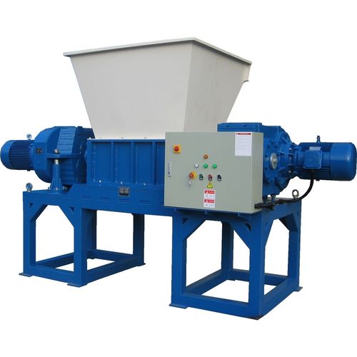 Измельчитель с 2 валами - XJG-D series - ZHANGJIAGANG QING CHEN YU MACHINERY CO., LTD. - для шин / пластмасса / для ткани