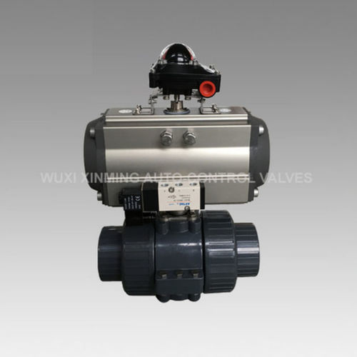 Клапан со сферическим золотником - UPVC - Wuxi Xinming Auto-Control Valves Industry Co., Ltd. - пневматический / DIN / ANSI