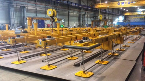 Вакуумная траверса для листового металла - Metallift - ACIMEX - для мостового крана / горизонтальная / регулируемая