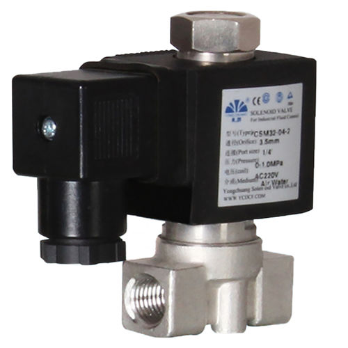 Электромагнитный клапан для вакуума - YCSM32S - Yongchuang solenoid valve - резьбовой / из нержавеющей стали