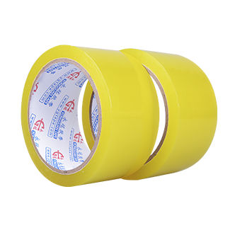 Клейкая лента для уплотнения - B2 series - Shanghai Yongguan Adhesive Products Corporation - для упаковки / из акрила / желтая