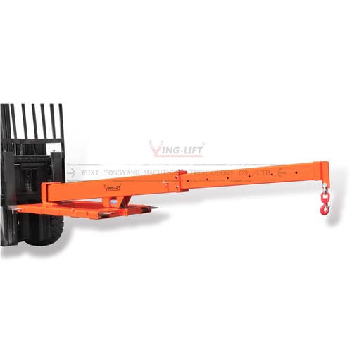 Поворотный кран для вилочного погрузчика - YLC01 - Wuxi Tongyang Machinery Technology Co., Ltd. - 360° / телескопический / вращающийся