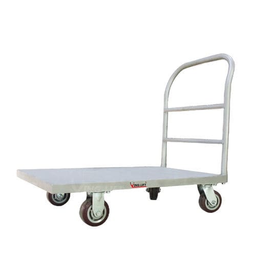 Тележка с платформой - LF2436 - Wuxi Tongyang Machinery Technology Co., Ltd. - транспортная / для разгрузочно-погрузочных работ / из нержавеющей стали