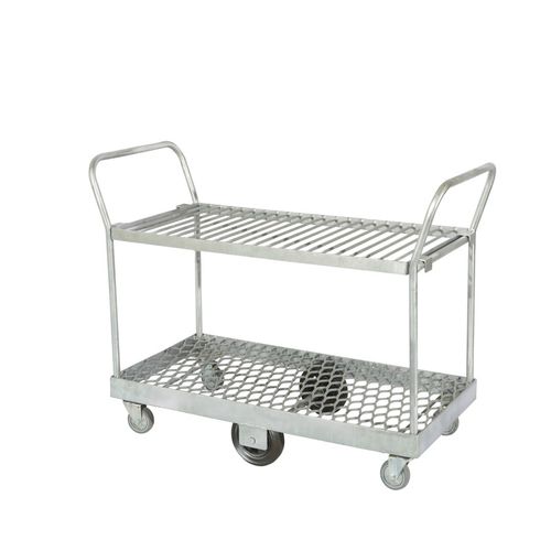 Тележка для загрузки - Changzhou Yueyang Machinery Co., Ltd. - из гальванизированной стали / 2 уровня / с платформой