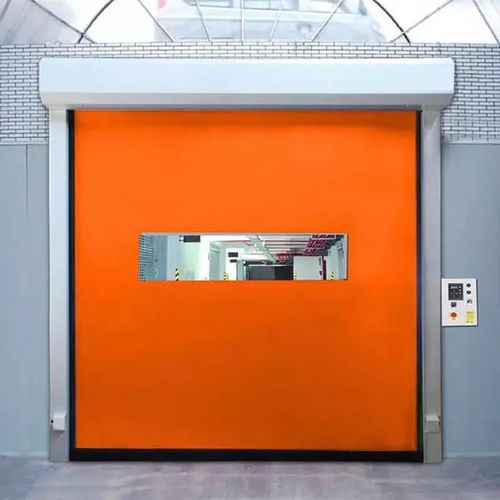 Ворота с системой самовосстановления - YUOU (LUOYANG) DOORS AND WINDOWS TECHNOLOGY CO., LTD. - рулонный / из алюминия / из ткани
