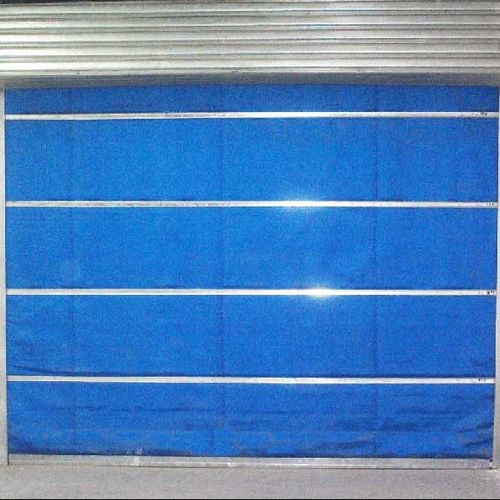 Огнезащитный ворота - YUOU (LUOYANG) DOORS AND WINDOWS TECHNOLOGY CO., LTD. - подъемно-складной / из гальванизированной стали / из ткани