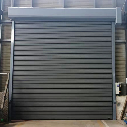 Ворота со спиральной пружиной - YUOU (LUOYANG) DOORS AND WINDOWS TECHNOLOGY CO., LTD. - рулонный / из алюминия / ПВХ