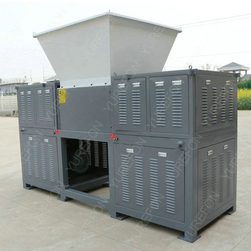 Измельчитель пластмасса - RF-D series - Yurefon Machinery(Zhangjiagang) Co., Ltd. - с 2 валами / для твердых и сыпучих отходов / бумага