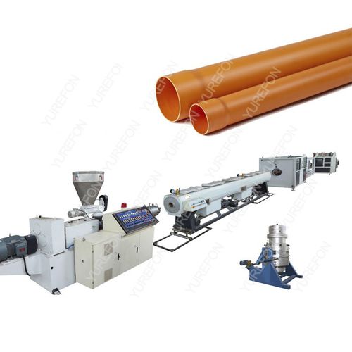 Экструзионная линия для труб - 84772090 - Yurefon Machinery(Zhangjiagang) Co., Ltd. - для пластин / для профилей / для ПВХ