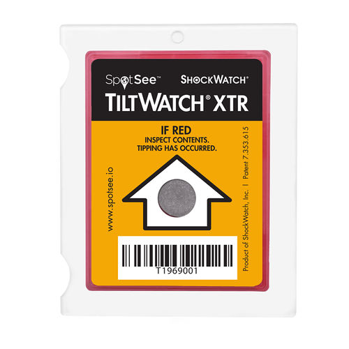 Индикатор наклона - TiltWatch® XTR  - SpotSee - этикетка / простой в установке / нереверсивный