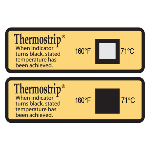 Герметичная этикетка - Thermostrip DS - SpotSee - самоклеящаяся / для продуктов питания / для лент