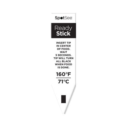 Визуальный термометр - ReadyStick - SpotSee - со вставкой / для продуктов питания / одноразового применения