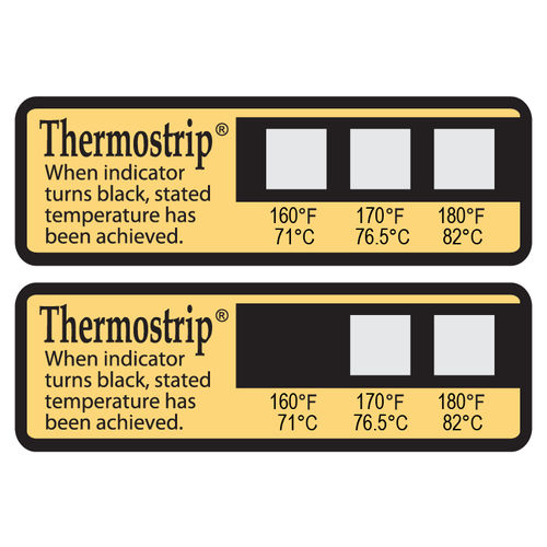 Герметичная этикетка - Thermostrip DL - SpotSee - из серебра / для этикеток / для ключей