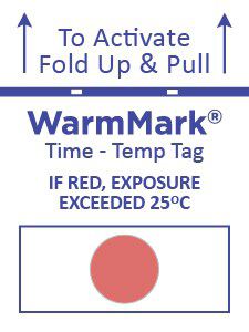 Этикетка экспедиции - WarmMark  - SpotSee - клейкая / для химических продуктов / для продуктов питания